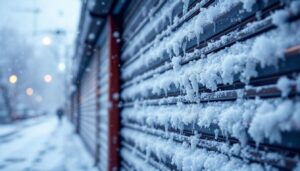 Serranda avvolgibile bloccata dal gelo: il lubrificante specifico che evita danni al meccanismo