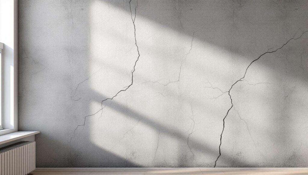 Muro portante con crepe sottili: quando preoccuparsi e quando basta uno stucco