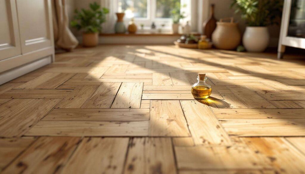 Parquet opaco e graffiato: l'ingrediente da cucina che lo fa tornare brillante senza levigatura