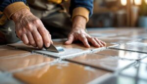 Piastrelle scheggiate sul pavimento: la resina riparatrice invisibile usata dai piastrellisti