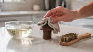 Passo dopo passo: come usare l’aceto per rimuovere la ruggine dai metalli