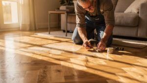 Hai graffiato il parquet? Non disperare: ecco il trucco del falegname per farlo tornare nuovo