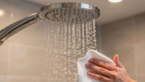 Un idraulico svela come eliminare il calcare dalla doccia in 5 minuti